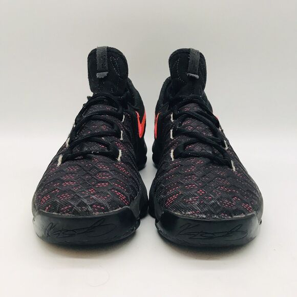 Nike Zoom KD 9 PRM Aunt Pearl GS Sneakers Youth 5.5Y Black Lace Up 869999-060 - Picture 2 of 11